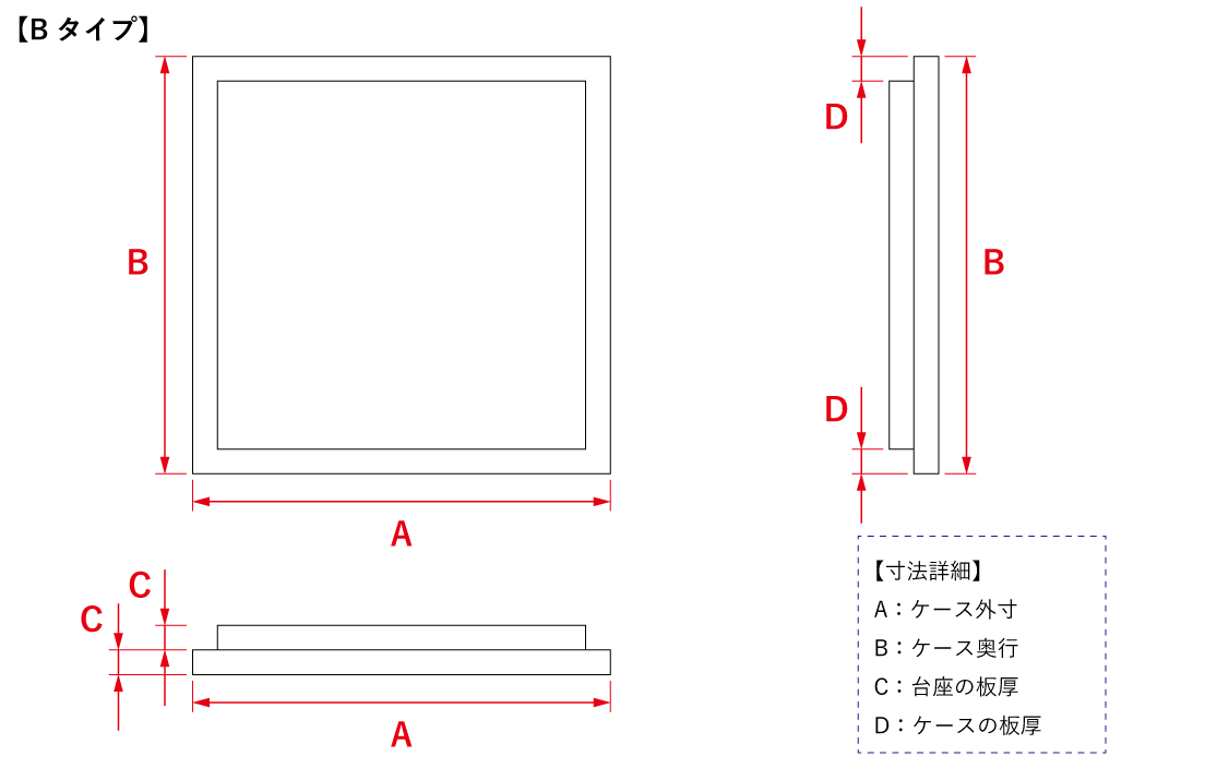 プラスチック アクリル 切板（透明） 板厚 40mm　200mm×650mm - 1