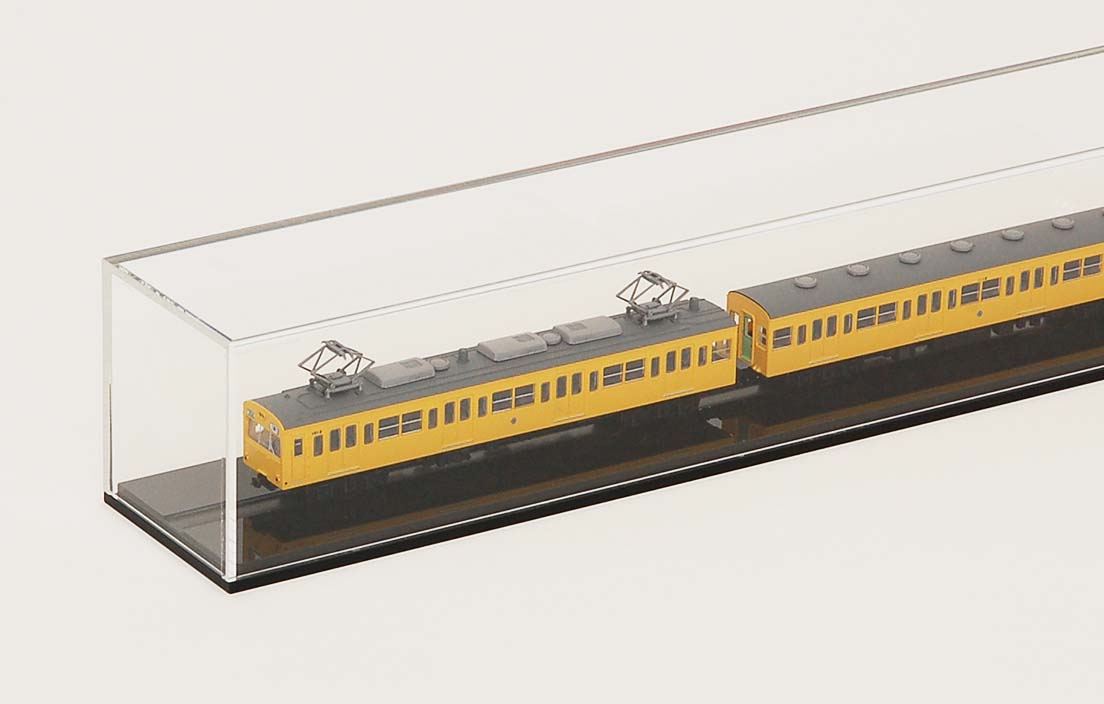 14867円 休日限定 Nゲージ HOゲージ対応 鉄道模型ディスプレイケース幅93cm ブラウン TMC-K93B