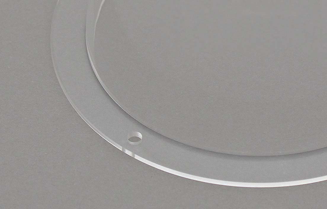 アクリル板 直径600mm 透明 円形 アクリル板 (キャスト) 板厚10mm テーブルマット 棚板 水槽用ふた アクリルボード - 9