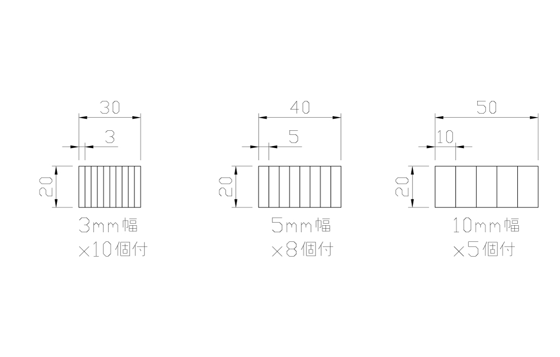 角型バンポン（透明角型滑り止め） アクリ屋ドットコム